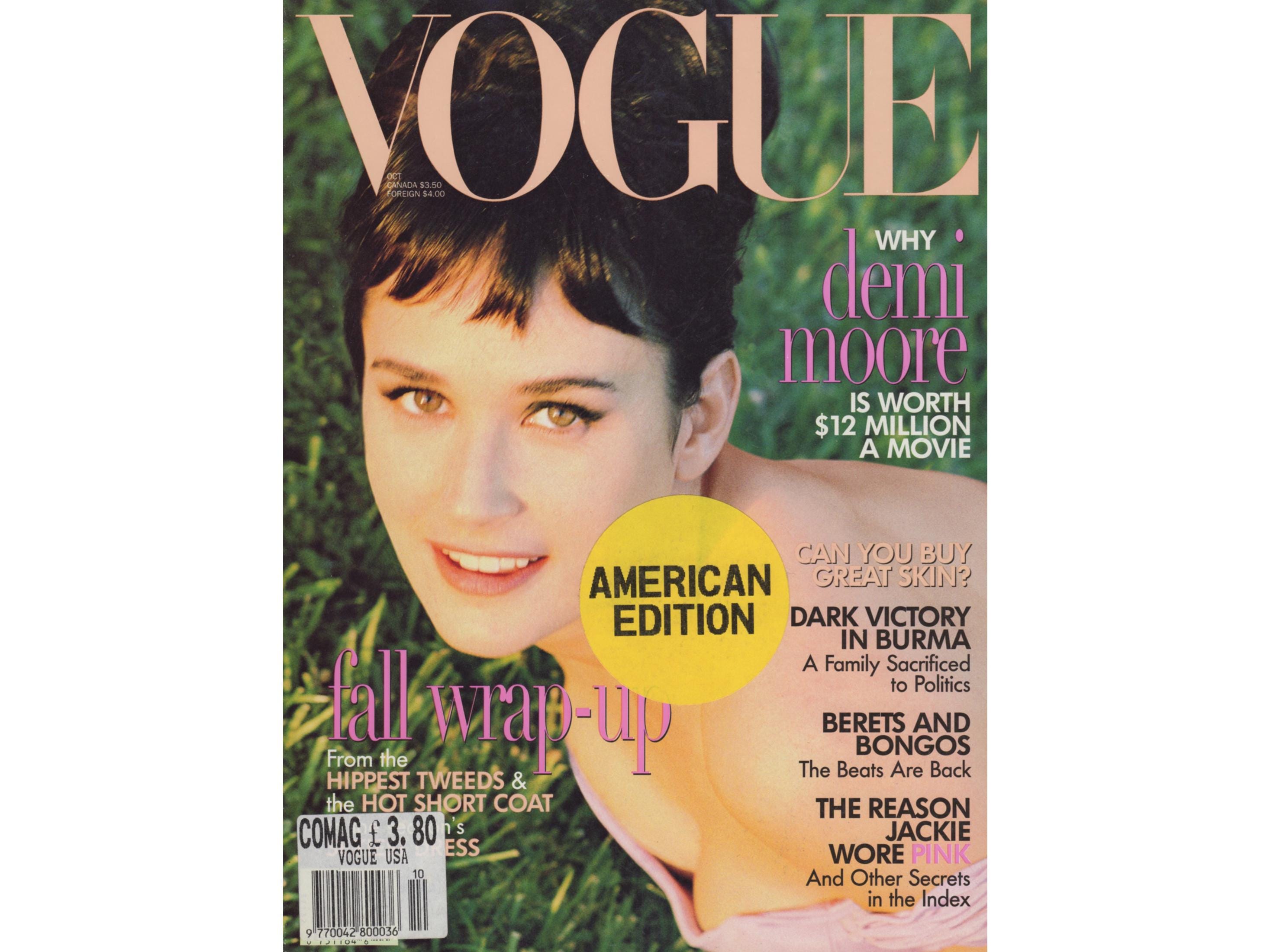 VOGUE US October 1995 Vintage Fashion Magazine 1990s Retro