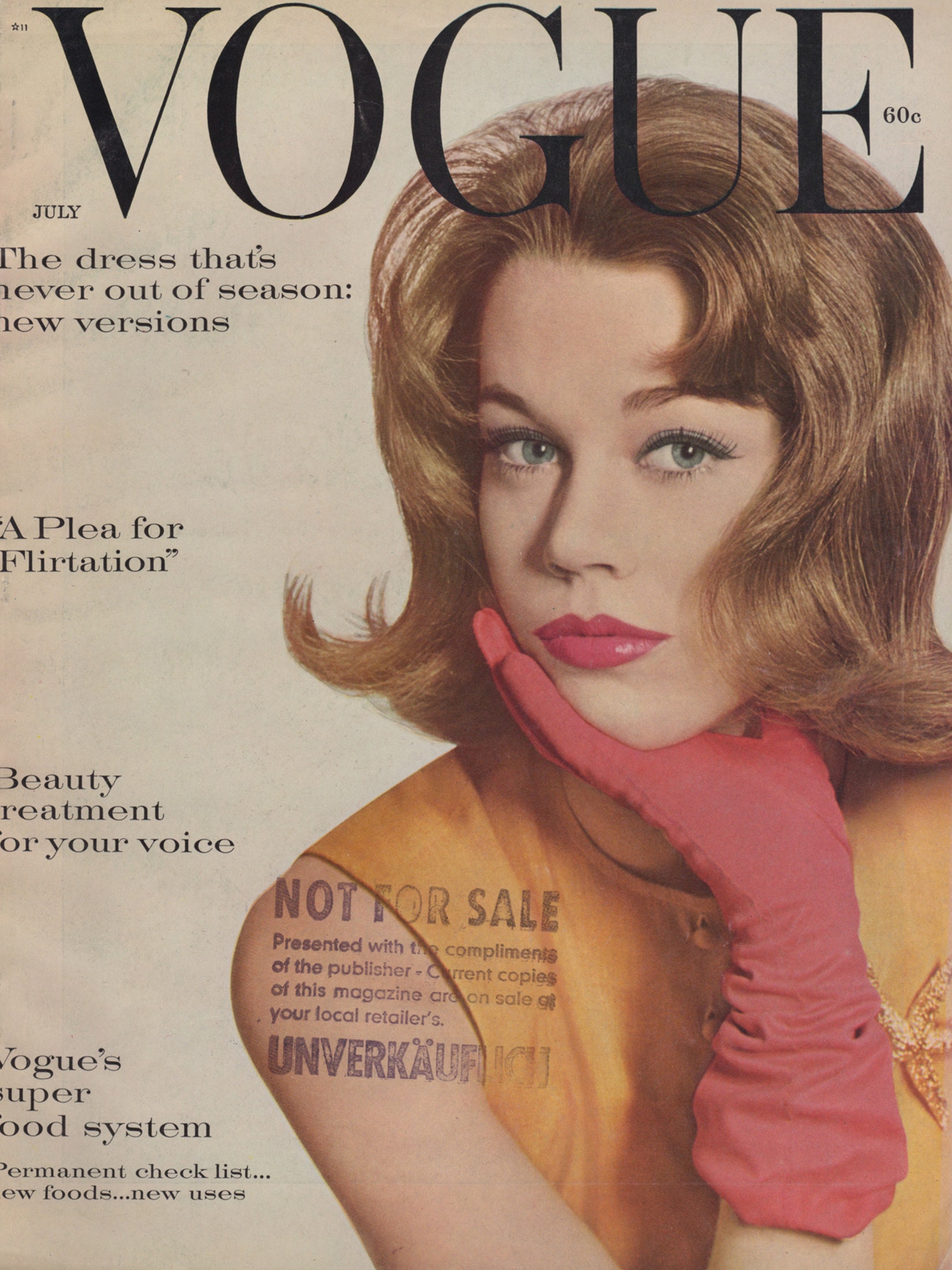 VOGUE US 1959年7月号 ヴィンテージファッション雑誌 1950年代 レトロ