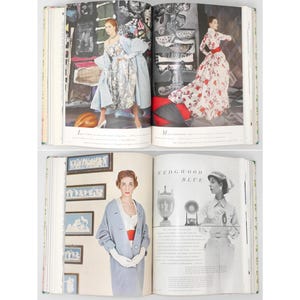 Bound Vintage Fashion Magazine Issues - VOGUE UK 1954 British Vogue 1950s Haute Couture Photography Coffeetable Book Luxury Gift Inspiration