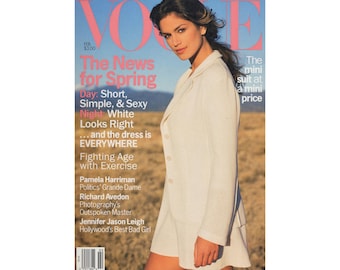 Vogue US Jan 1955 Original Vintage Magazine Erwin Blumenfeld Cole