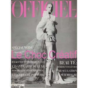 L&#39;OFFICIEL PARIS March 2000 Vintage Fashion Magazine 2000s Y2K Retro Birthday Anniversary Christmas Gift Present Photos Ads Advertisements