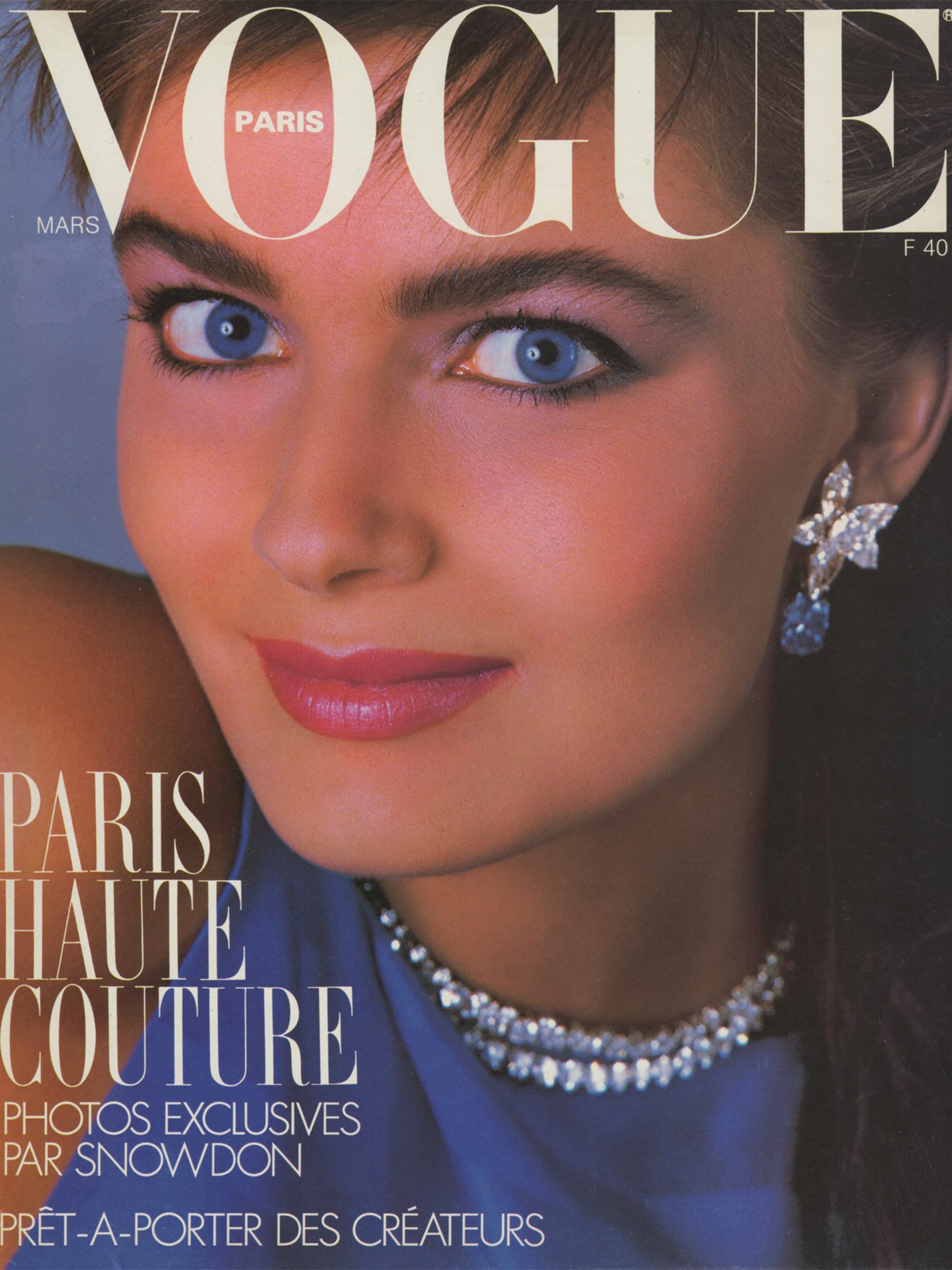 VOGUE PARIS March 1986 Vintage Fashion Magazine 1980s Retro Birthday ...