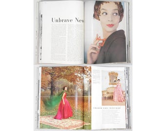 1957年～1958年ヴィンテージファッション雑誌МОDA TEXTIL。ハード