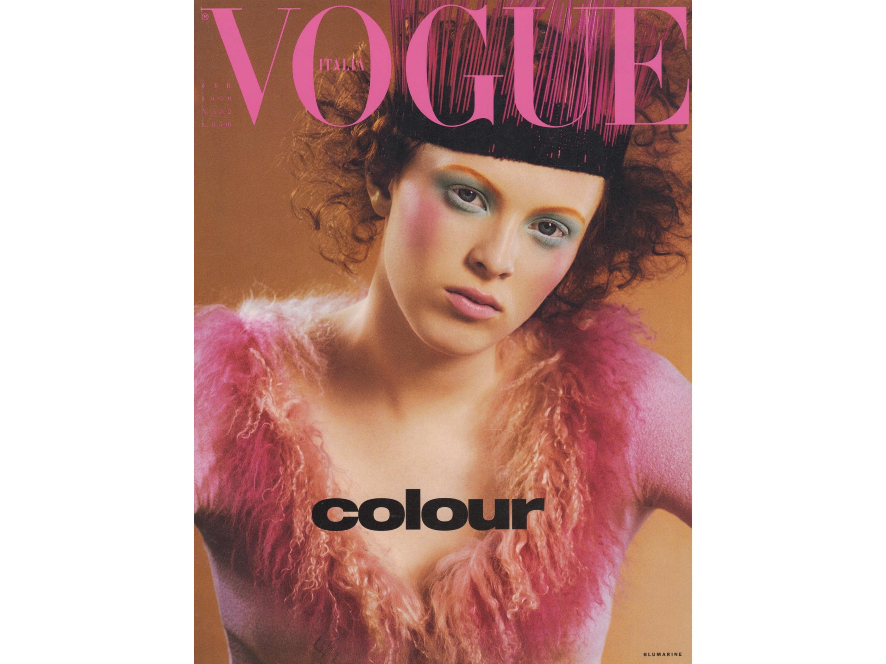 女性情報誌 Vogue Italia February 1999 colour issue Vogue Italia February 1999 colour issue