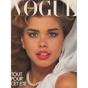 VOGUE PARIS May 1980 Vintage Fashion Magazine 1980s Retro Birthday Anniversary Christmas Gift Present Photos Ads Advertisements