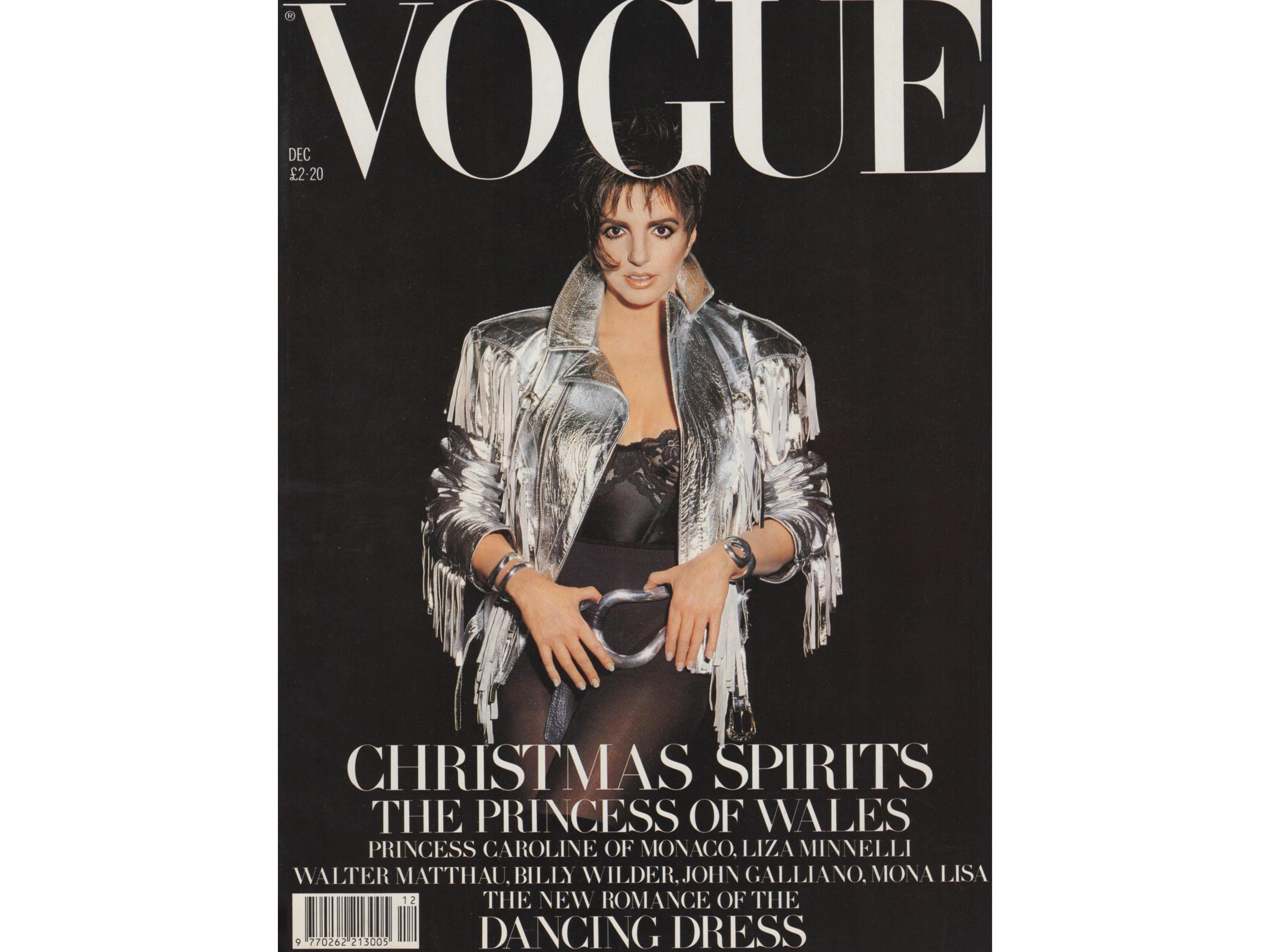 British VOGUE UK December 1989 Vintage Fashion Magazine 1980s
