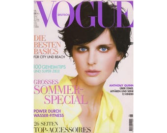 Vogue UK June 1996 Original Vintage Fashion Magazine Naomi