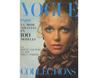 VOGUE PARIS September 1969 Vintage Fashion Magazine 1960s Retro Birthday Anniversary Christmas Gift Present Photos Ads Advertisements