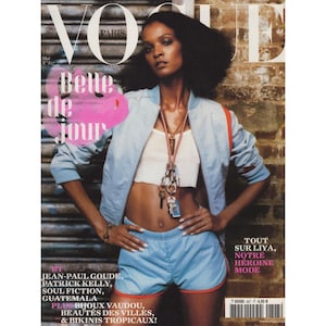 VOGUE PARIS May 2002 Vintage Fashion Magazine 2000s Y2K Vogue France Birthday Christmas Gift Present Photos Ads Advertisements Liya Kebede
