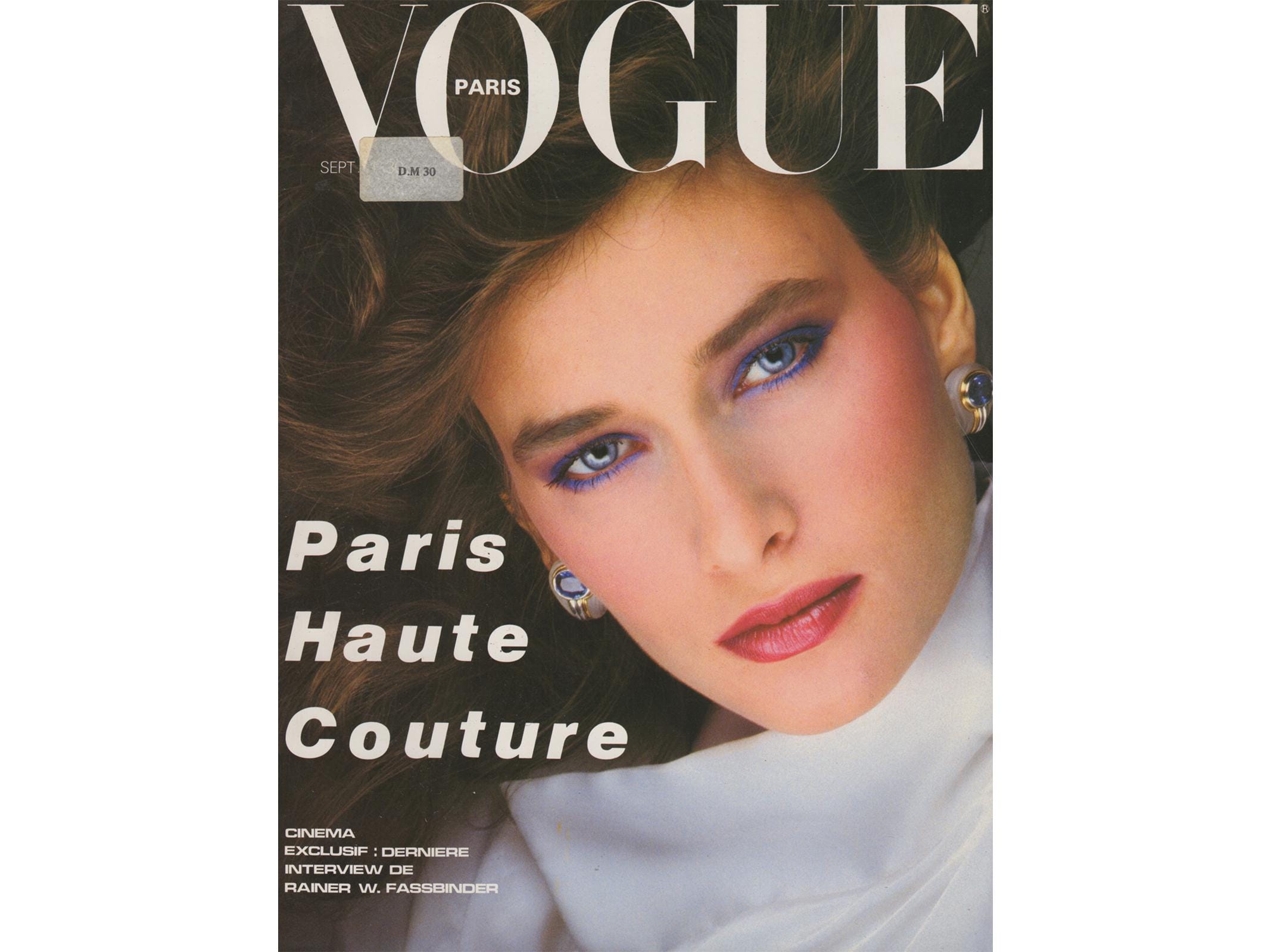 VOGUE PARIS September 1982 Vintage Fashion Magazine 1980s Retro Birthday Anniversary Christmas Gift Present Photos Ads Advertisements