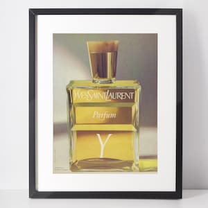 YVES SAINT LAURENT 1966 Pubblicità d'epoca Anni '60 Profumo Y Pubblicità stampata Poster Parfum Arte murale Compleanno Anniversario Regalo di Natale Presente