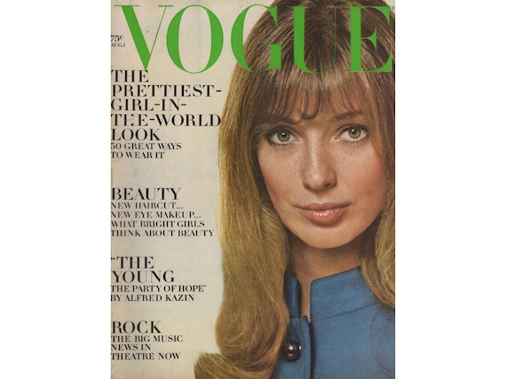 VOGUE US 1968年8月1日号 ヴィンテージファッション雑誌 1960年代