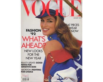 Vogue UK Oct 1992 Original British Vintage Fashion Magazine - Etsy UK