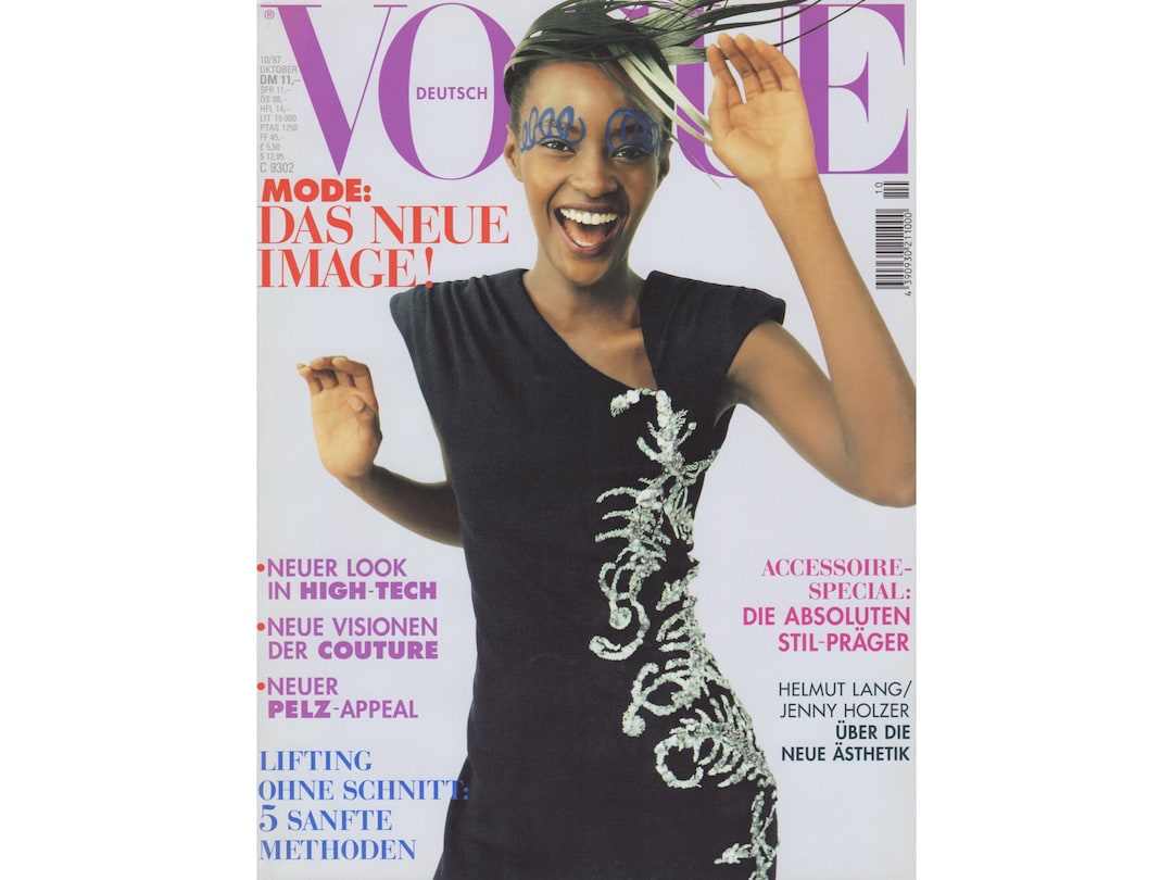 VOGUE GERMANY October 1997 Vintage Fashion Magazine 1990s Retro