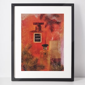 LANVIN 1967 vintage advertentie jaren 1960 arpège parfum print advertentie Home decor poster kunst aan de muur verjaardag verjaardag kerstcadeau aanwezig