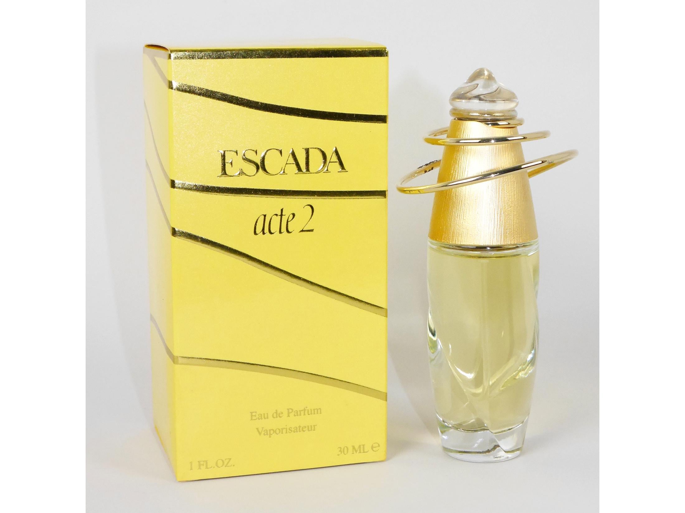 Escada Acte2 100ml ヴィンテージ Escada perfume 1990 - Etsy Portugal