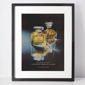 JEAN PATOU 1978 Vintage Advertisement 1970s Perfume Joy Parfum Luxury Brand Print Ad Collectible Wall Art Birthday Christmas Gift Present