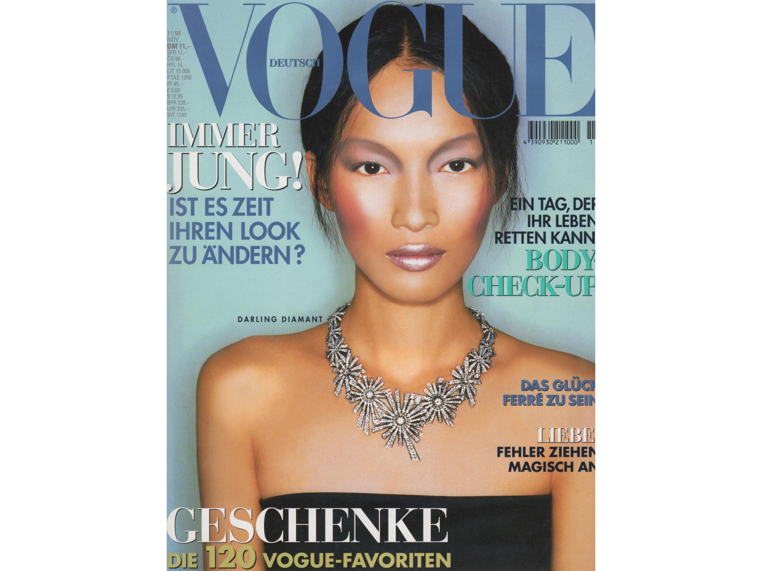 VOGUE GERMANY 1998年11月号 ヴィンテージファッション雑誌 1990年代