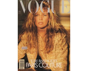 Vogue UK Aug 1989 Birthday Gift Present Original British Vintage