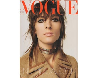 VOGUE Italia November 2000 Vintage Fashion Magazine 2000s Y2K