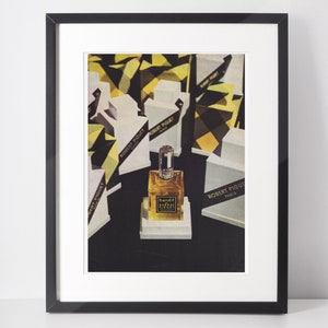 ROBERT PIGUET 1954 Vintage Advertisement 1950s Bandit Perfume Print Ad Collectible Wall Art Birthday Anniversary Christmas Gift Present