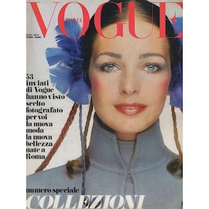 VOGUE ITALIA September 1970 Italian Vintage Fashion Magazine 1970s Birthday Anniversary Christmas Gift Present Photos Ads Advertisements