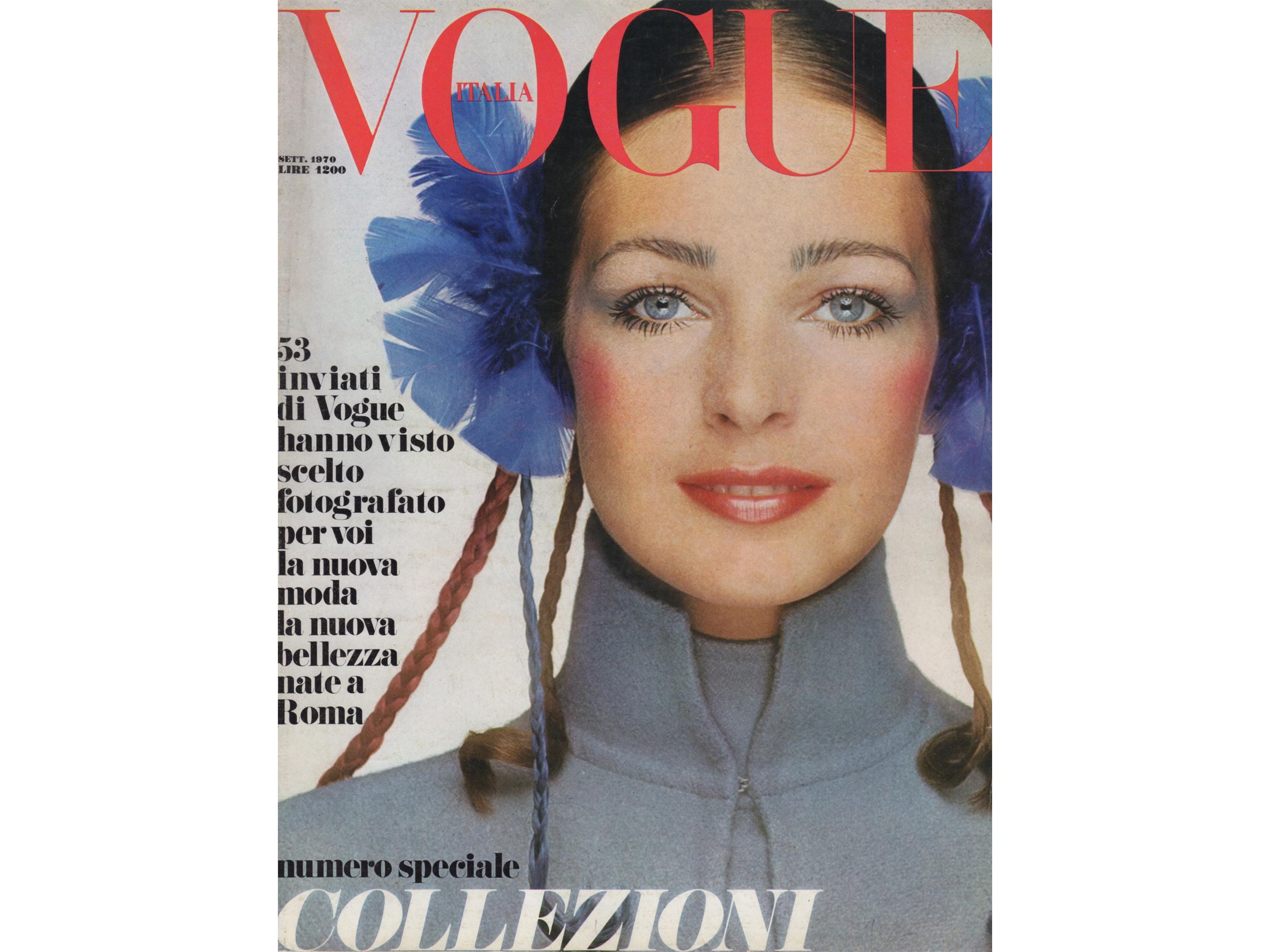 VOGUE ITALIA September 1970 Italian Vintage Fashion Magazine 1970s
