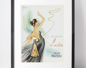 JEAN PATOU 1958 Vintage Advertisement 1950s Joy Perfume Print Ad Poster Wall Art Birthday Anniversary Christmas Gift Present Interior Decor