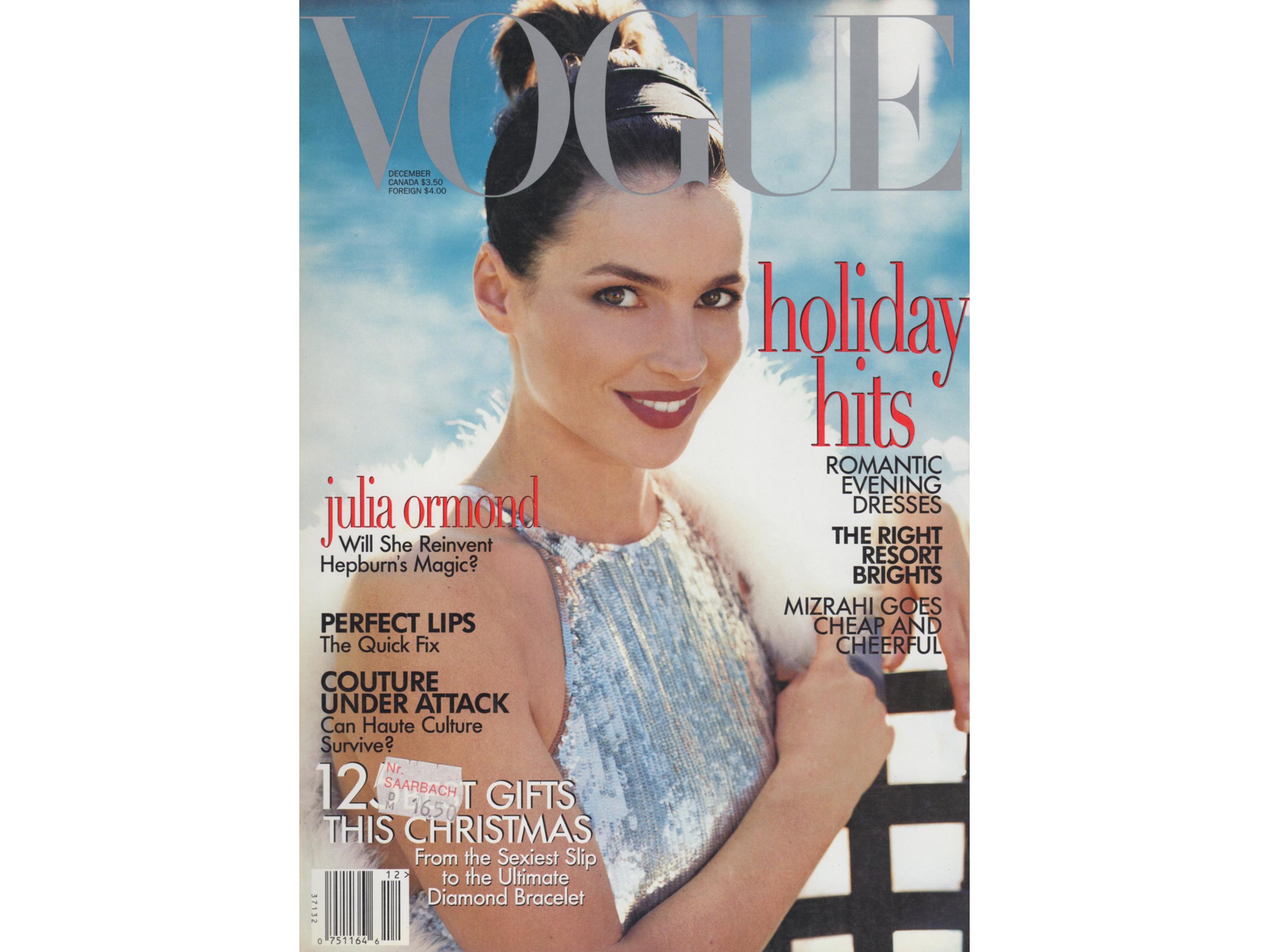 Vogue December 1995 - Etsy