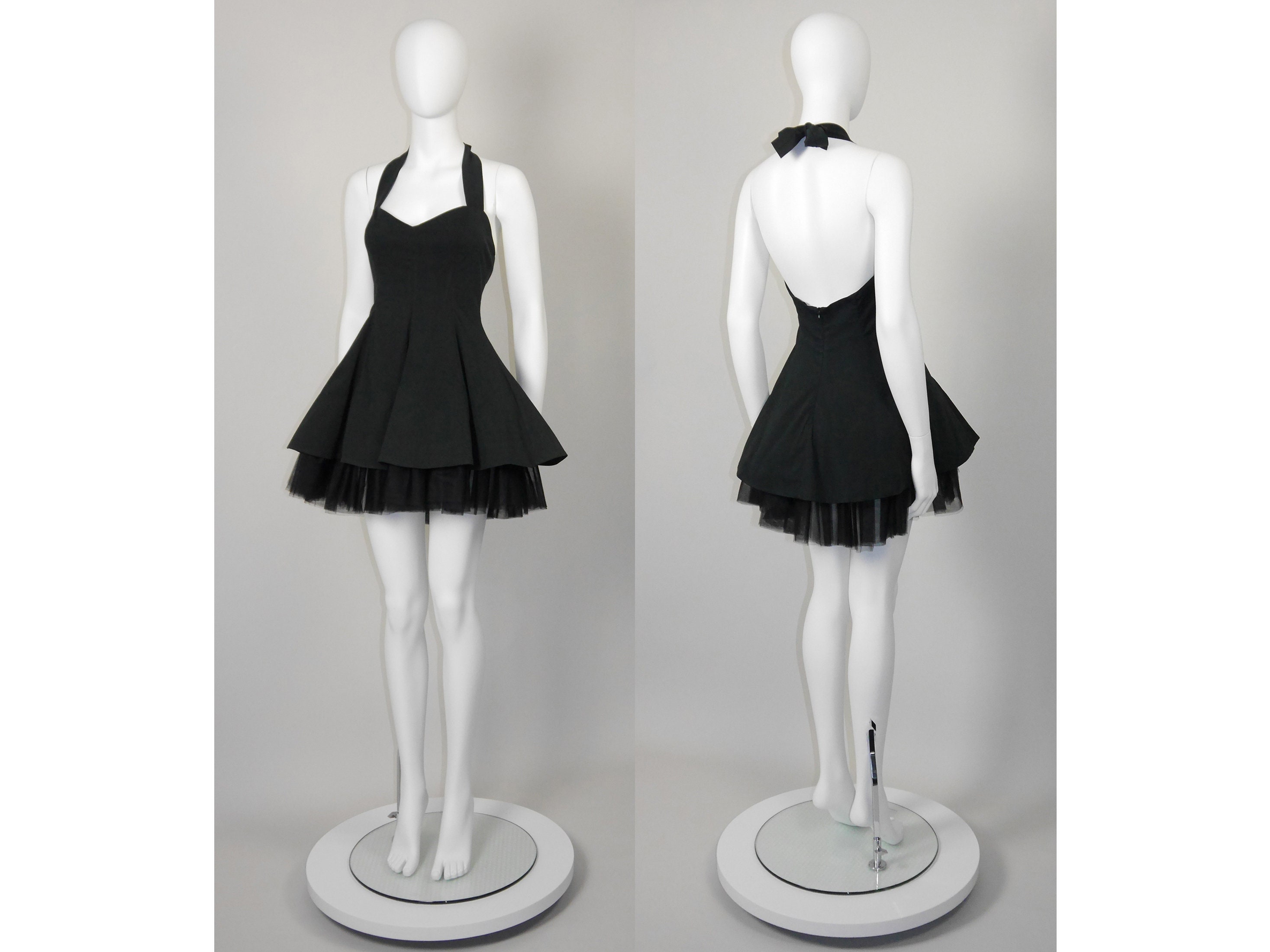 DOLCE & GABBANA Spring 1992 Vintage Backless Ultra Mini DOLCE & GABBANA Spring 1992 Vintage Backless Ultra Mini