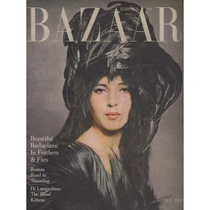 Harper's BAZAAR US October 1962 Vintage Fashion Magazine 1960s