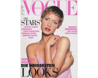1994年VOGUE誌 | 表紙: シンディ・クロフォード | ニキ・テイラー