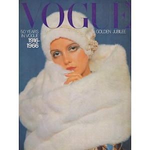 British VOGUE UK October 15th 1966 Vintage Fashion Magazine 1960s Retro Birthday Anniversary Christmas Gift Present Photos Advertisements