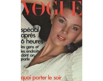 Vogue Oct 15 1974 British Original Vintage Fashion Magazine - Etsy