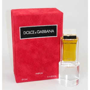 DOLCE & GABBANA (1992) 15 ml Estratto di profumo Profumo puro Fragranza vintage anni &#39;90 Versione originale Fragranza Profumo raro con scatola Inutilizzato