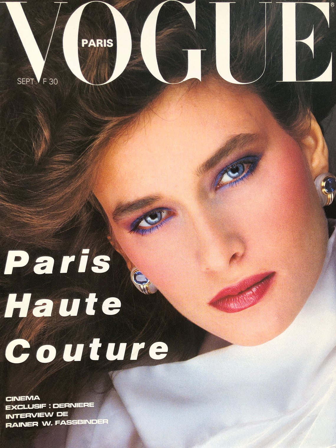 VOGUE Paris September 1982 French Vintage Fashion Magazine | Etsy
