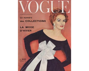 Vintage Paris Vogue Dec 1986 Jan 1987 Special Edition Featuring