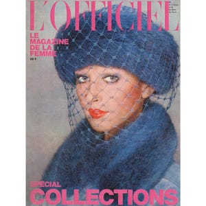 L&#39;OFFICIEL PARIS September 1974 French Vintage Fashion Magazine 1970s Birthday Christmas Gift Present Photos Ads Advertisement Haute Couture