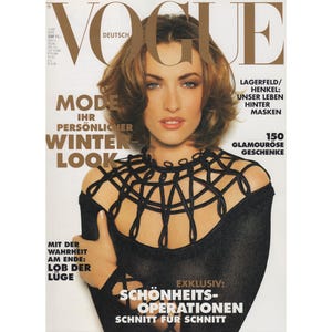 Vogue November 1992 - Etsy