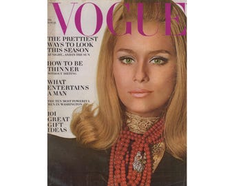 ヴォーグUS 1966年12月号 オリジナルヴィンテージアメリカン