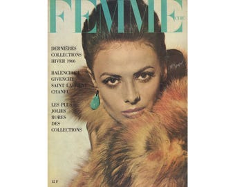 コレクション マガジン 冬 1964-1965 パリ フランス 外国 オリジナル