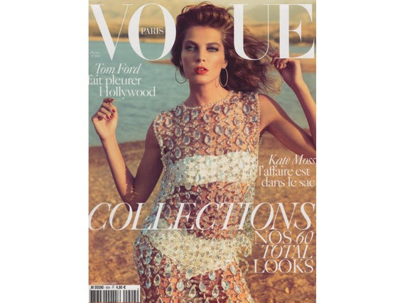 VOGUE PARIS February 2010 Vintage Fashion Magazine 2000s Y2K Vogue