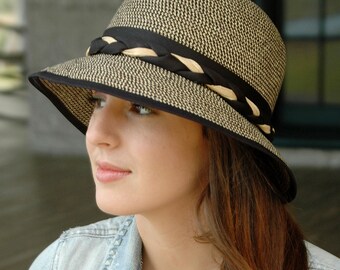 Packable Raffia Hat - Etsy