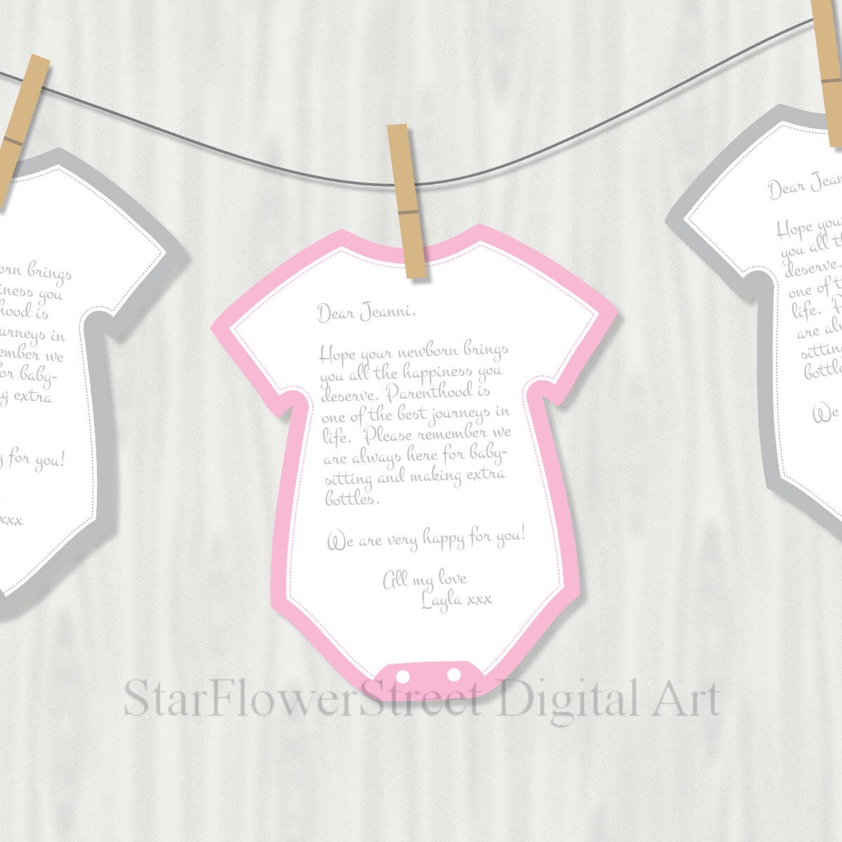 Pink Gray Wishes For Baby Shower Activity Girl Games Cutout Etsy Il Fullxfull Pink Gray Wishes For Baby Shower