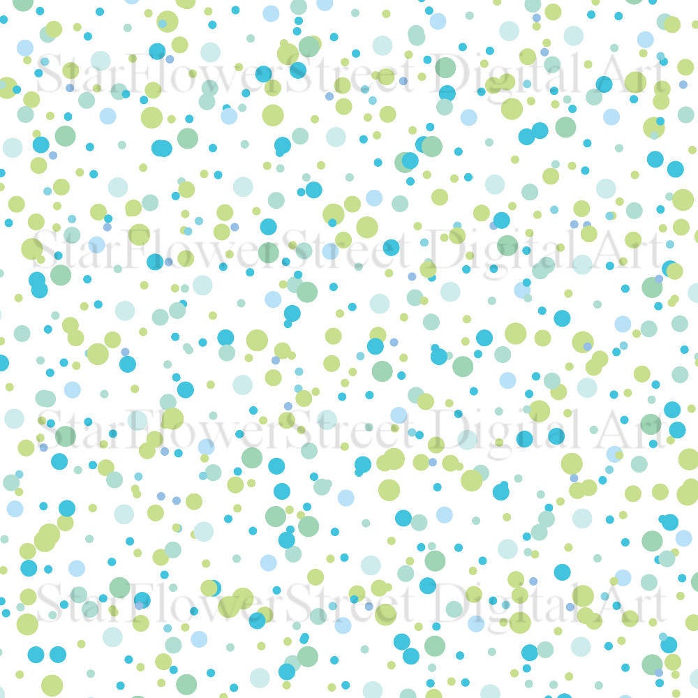 Confetti Overlay Png Digital Paper Transparent Pastel Dots - Etsy