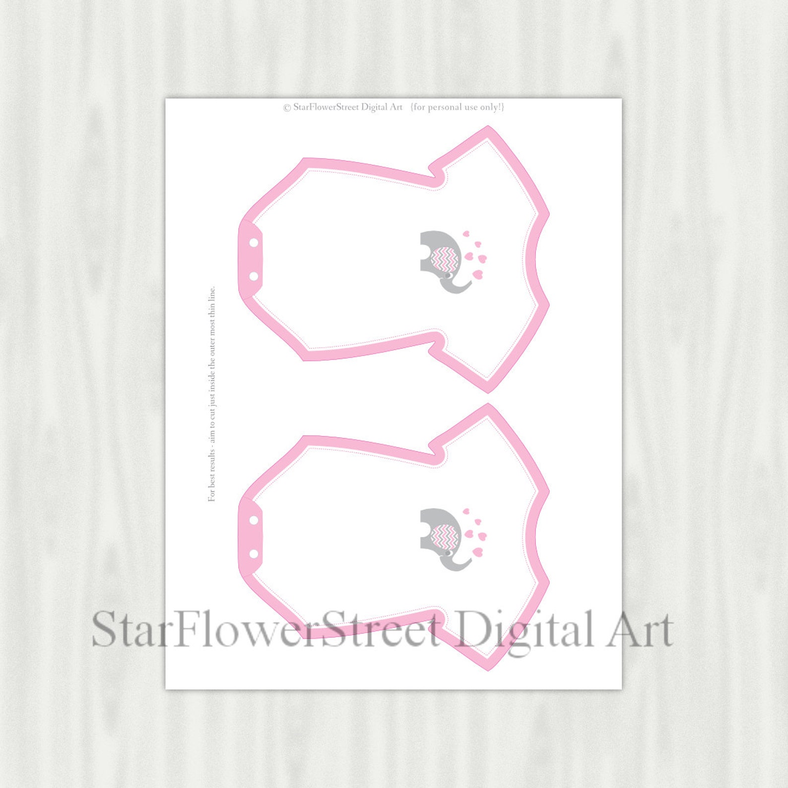 Elephant Baby Shower Decorations Games Advice Printable | Etsy