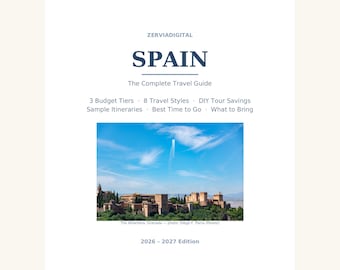 Guide de voyage Espagne 2026-2027 | Barcelone, Madrid, Séville, Alhambra : itinéraire | Téléchargement PDF pour la planification de votre voyage
