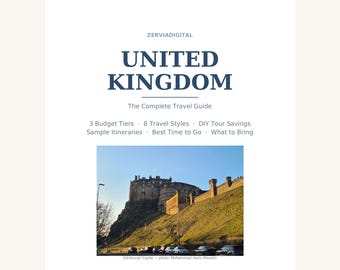 Guide de voyage au Royaume-Uni 2026-2027 | Itinéraire Londres-Édimbourg-Highlands | Téléchargement PDF pour la planification de votre voyage