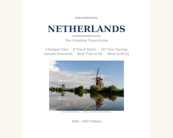 Guide de voyage des Pays-Bas 2026-2027 | Itinéraire des tulipes d'Amsterdam | Téléchargement PDF pour la planification de votre voyage