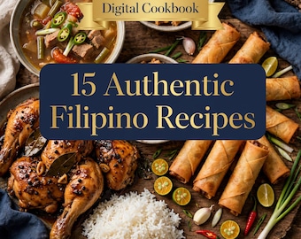 Livre de recettes philippines authentiques | 15 plats (Livre de cuisine numérique)